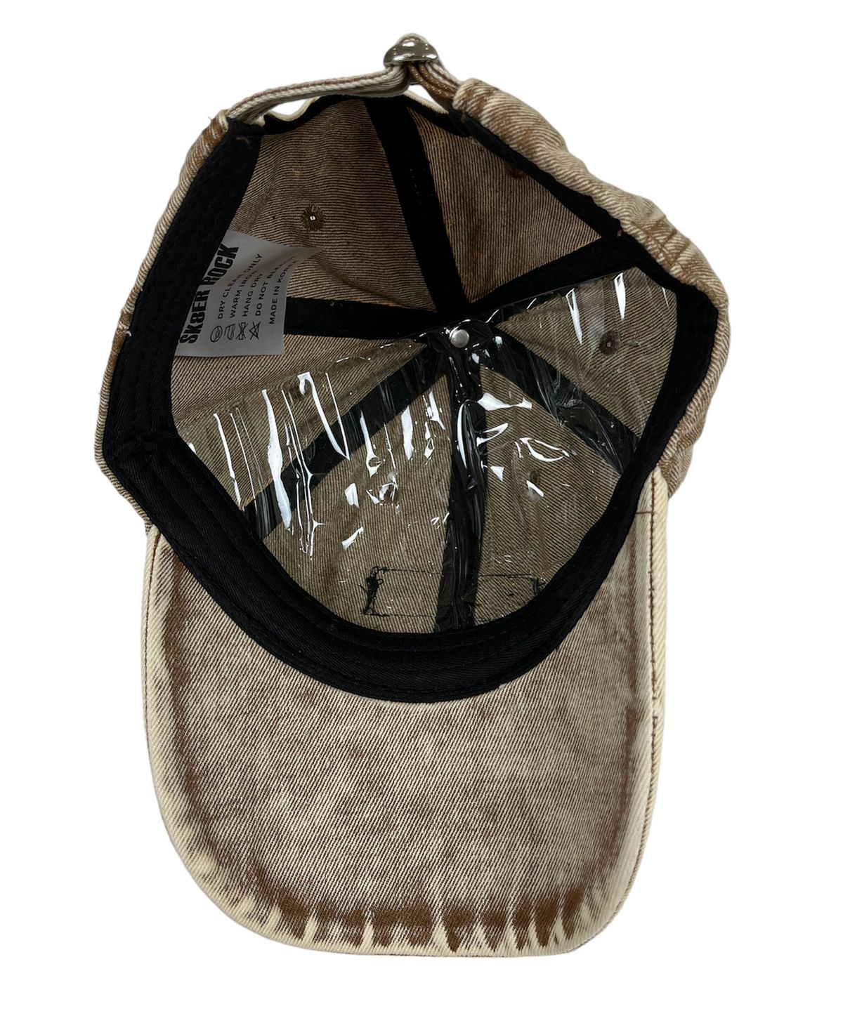 스케이터락(SK8ER ROCK) Dirty Pigment Ball Cap brown