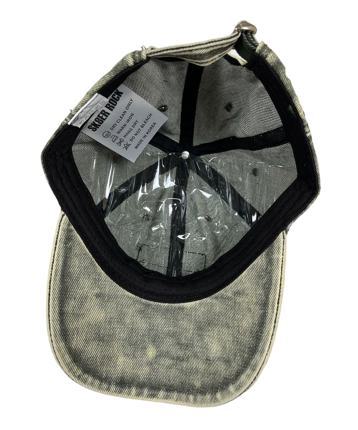 스케이터락(SK8ER ROCK) Dirty Pigment Ball Cap khaki
