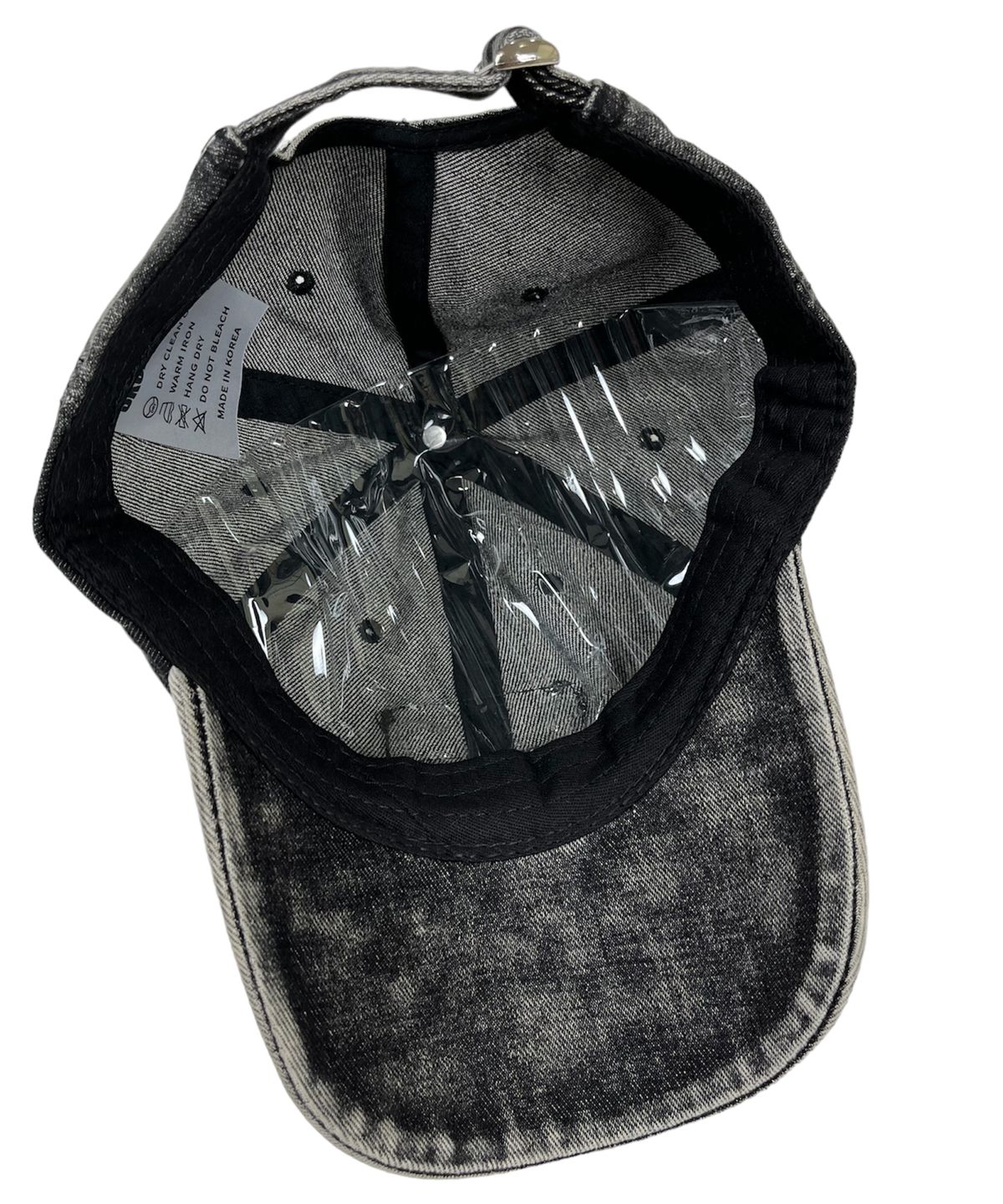 스케이터락(SK8ER ROCK) Dirty Pigment Ball Cap Black