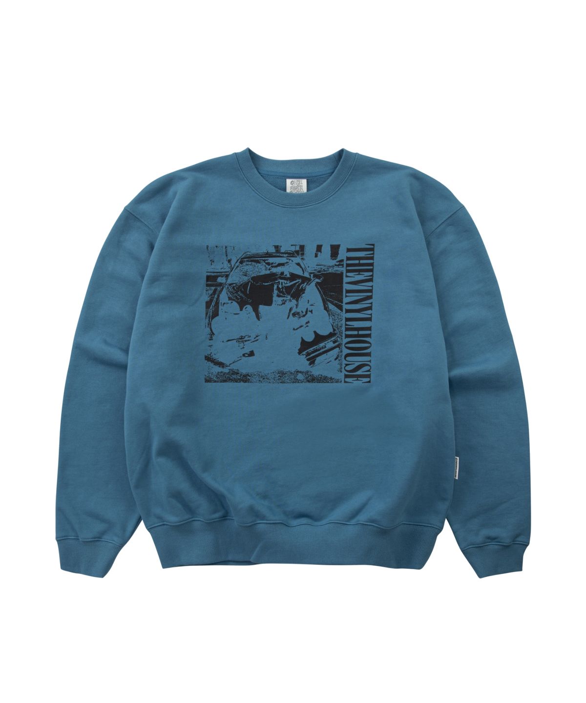 더바이닐하우스(THEVINYLHOUSE) JUNK CAR SWEATSHIRTS BLUE (VH2DFUM441A)