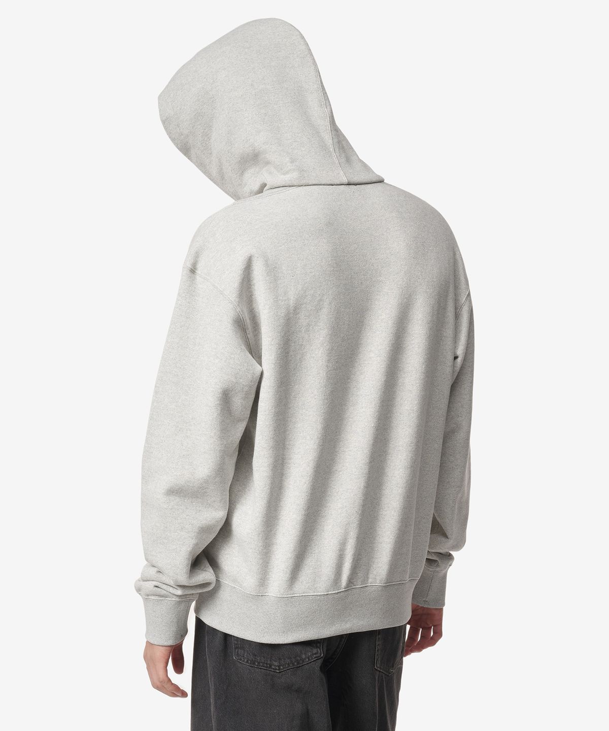 질 샌더(JIL SANDER) 로고 라벨 후드 - 그레이 / J47GU0105J20010052
