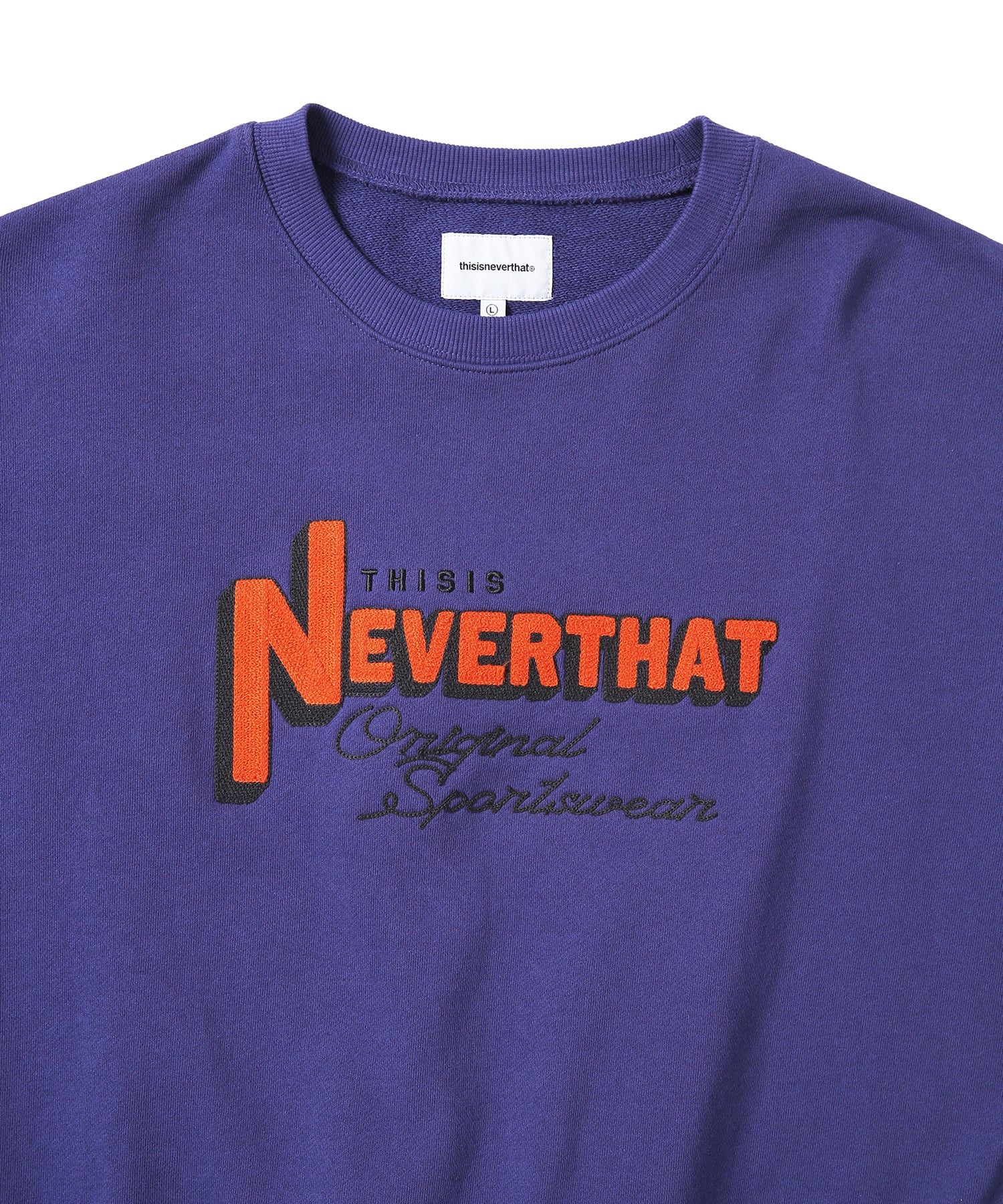 MUSINSA公式 | thisisneverthat® TNT League Crewneck Purple