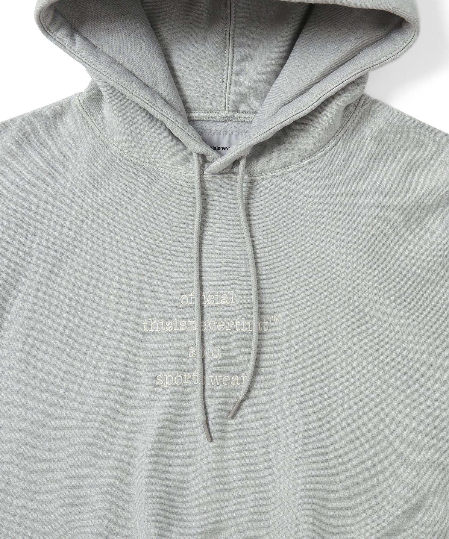 【THISISNEVERTHAT】2010 Sports Hoodie Grey MUSINSA | thisisneverthat® 2010 Sports Hoodie Gray