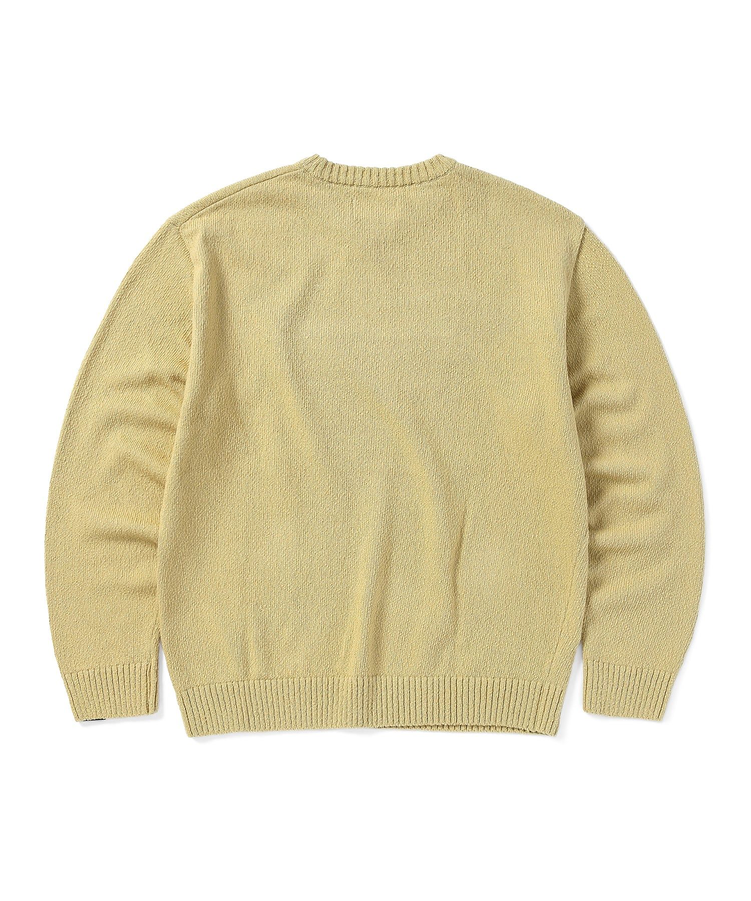 人気商品は MUSINSA | thisisneverthat® 88 Knit Sweater Yellow トップス