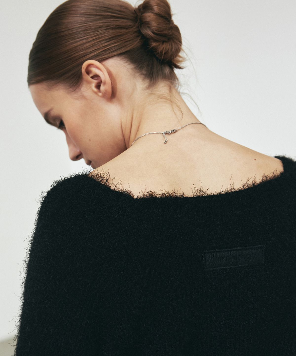 닉앤니콜(NICK&NICOLE) ANGORA PULLOVER KNIT_BLACK