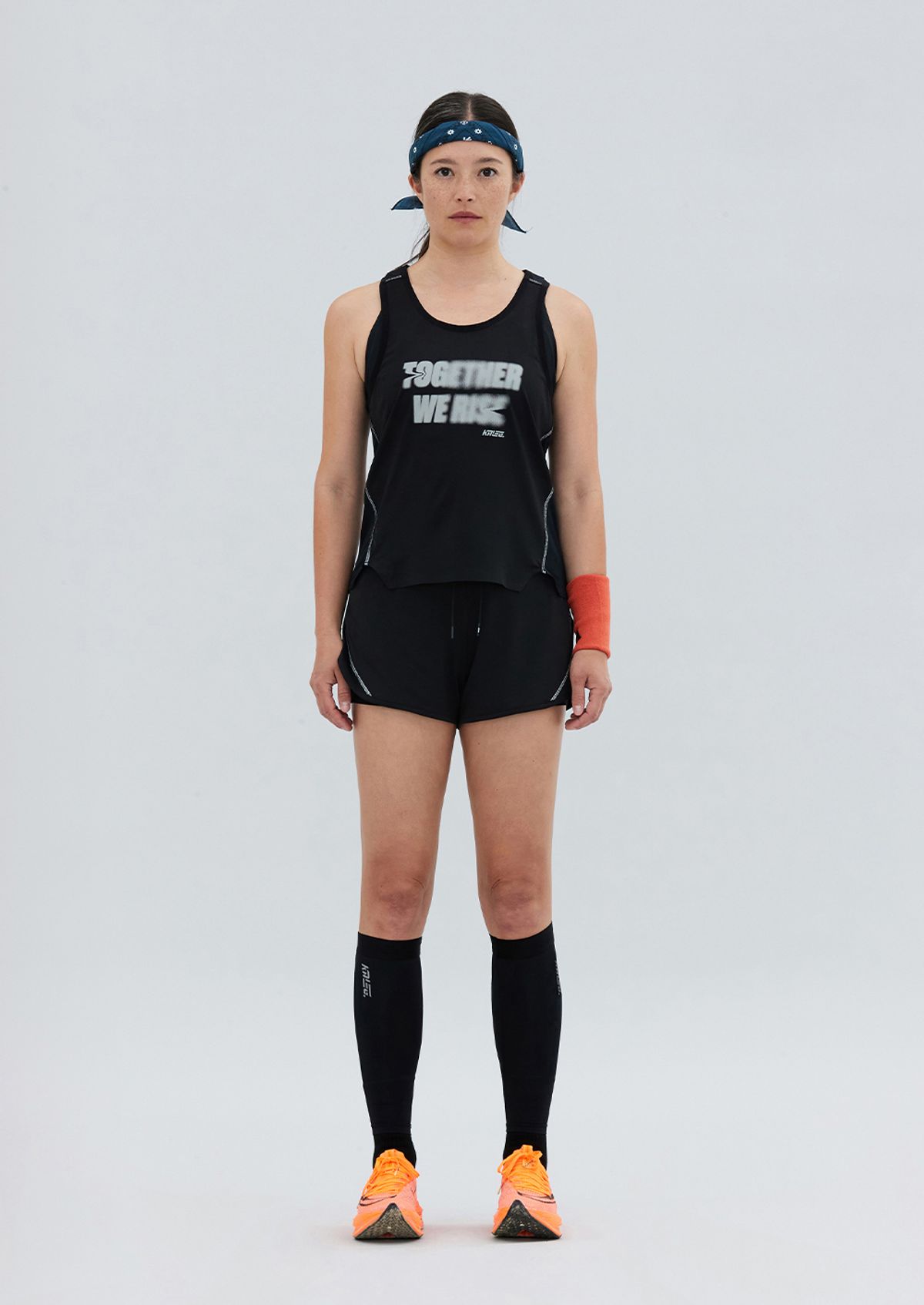 칼렉(KALEG) WOMENS FLIGHT RACE SINGLET (ATHLETIC) BLACK