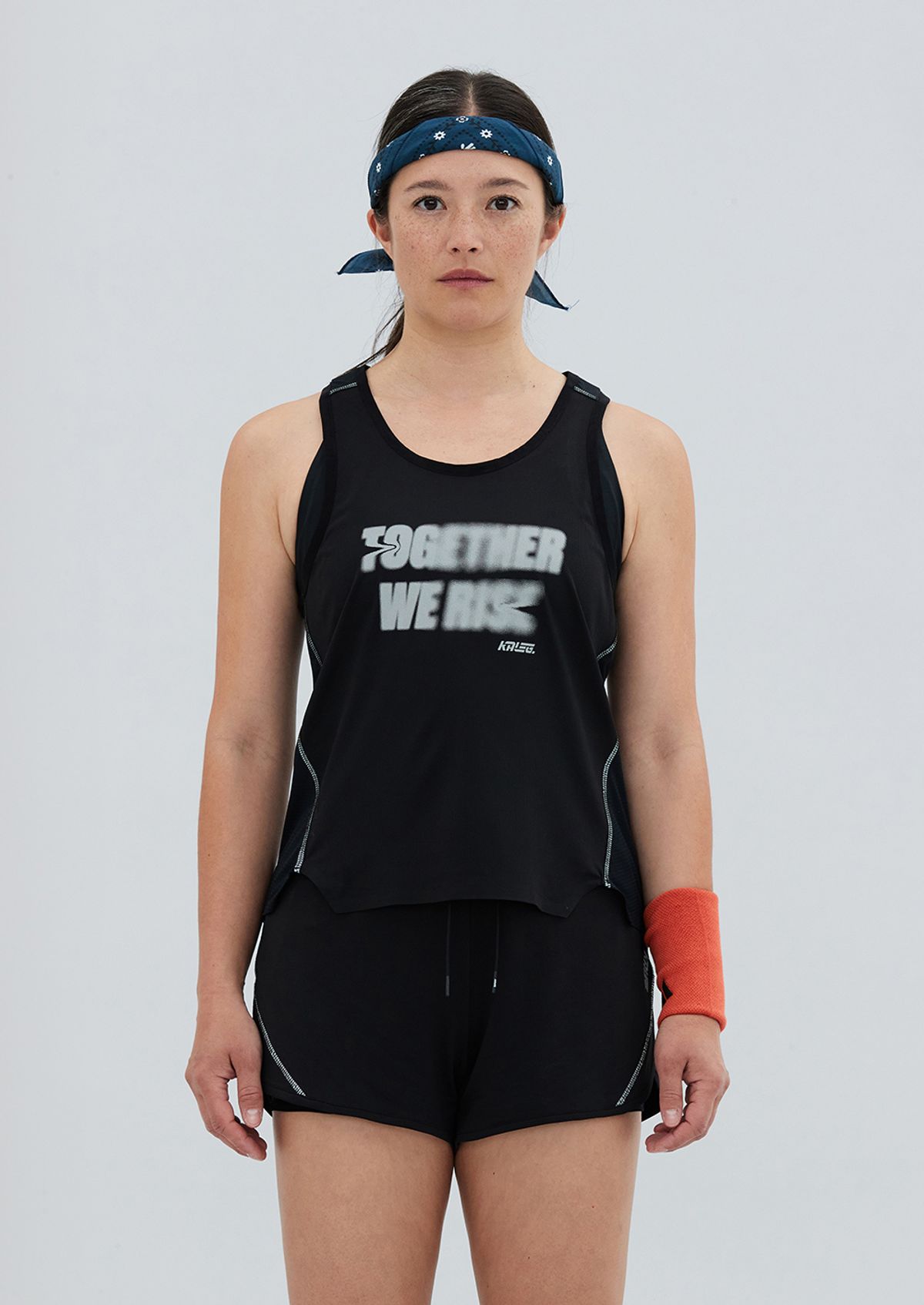 칼렉(KALEG) WOMENS FLIGHT RACE SINGLET (ATHLETIC) BLACK