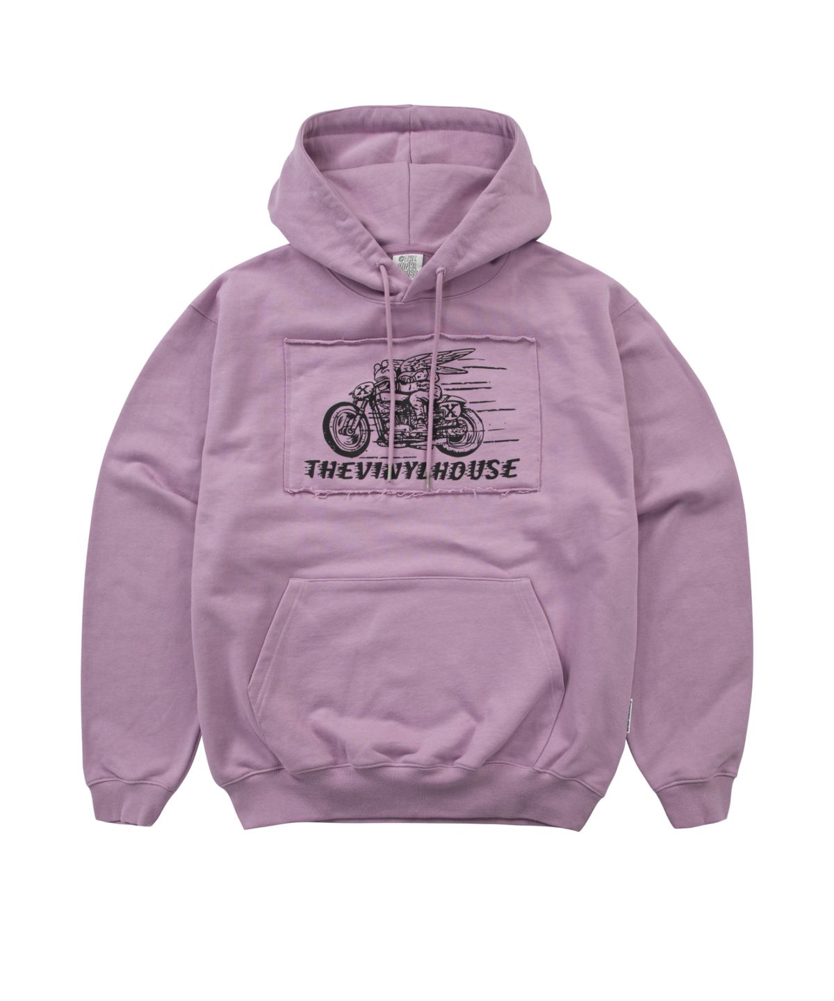 더바이닐하우스(THEVINYLHOUSE) ANGEL OF DEATH HOODIE PINK (VH2DFUM406A)