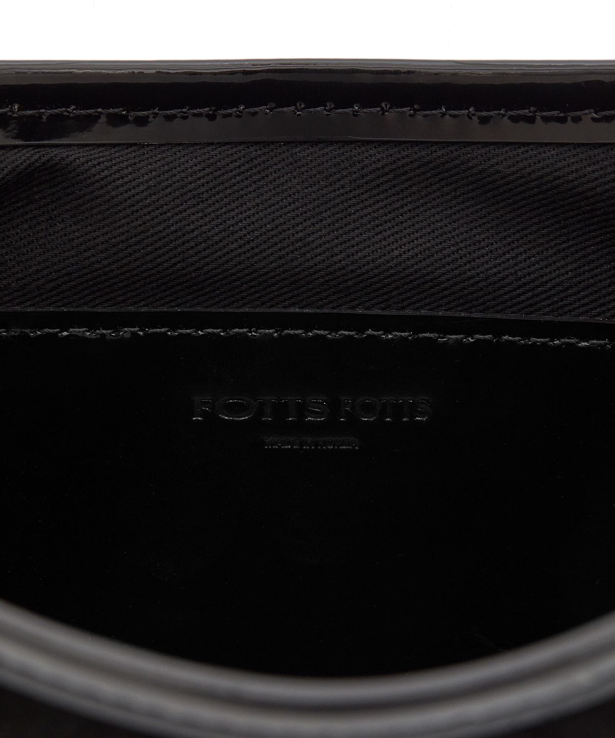 포츠포츠(FOTTSFOTTS) 탑핸들백 미니- 블랙TOP HANDLE BAG / MINI - Black