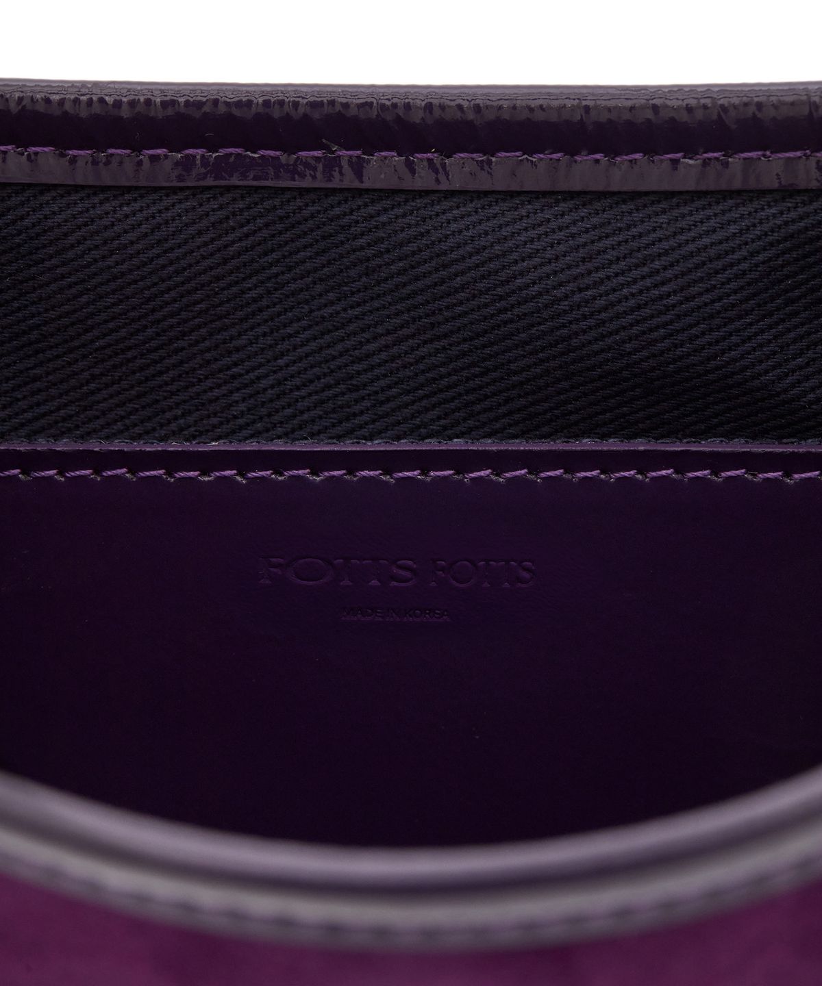 포츠포츠(FOTTSFOTTS) 탑핸들백 미니 - 퍼플 / TOP HANDLE BAG / MINI - Purple