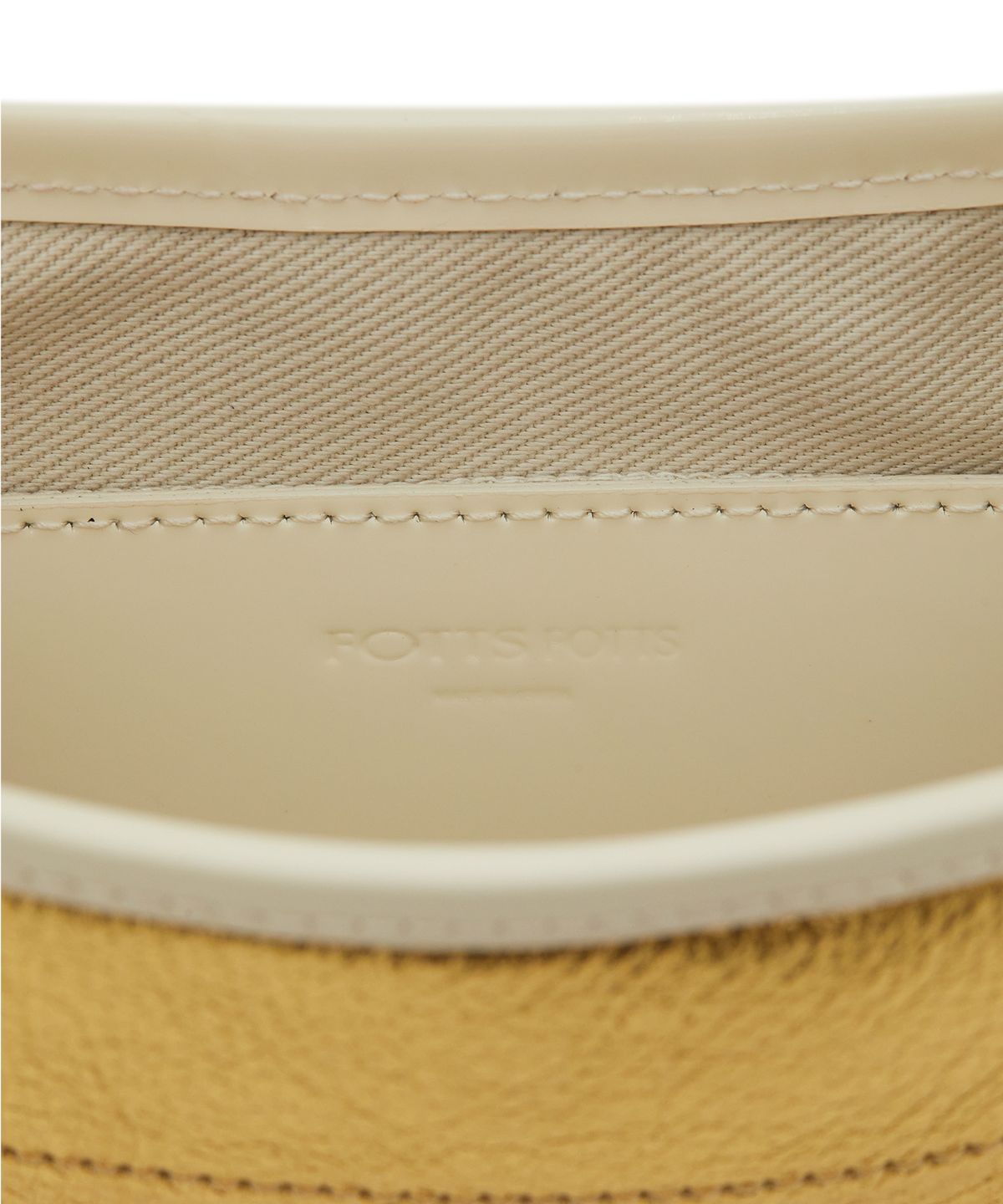 포츠포츠(FOTTSFOTTS) 탑핸들백 미니 - 골드 / TOP HANDLE BAG / MINI - Gold