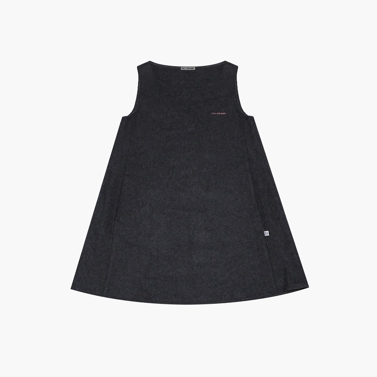 콜미베이비(CALL ME BABY) Baby Wool Mini Dress _ Grey