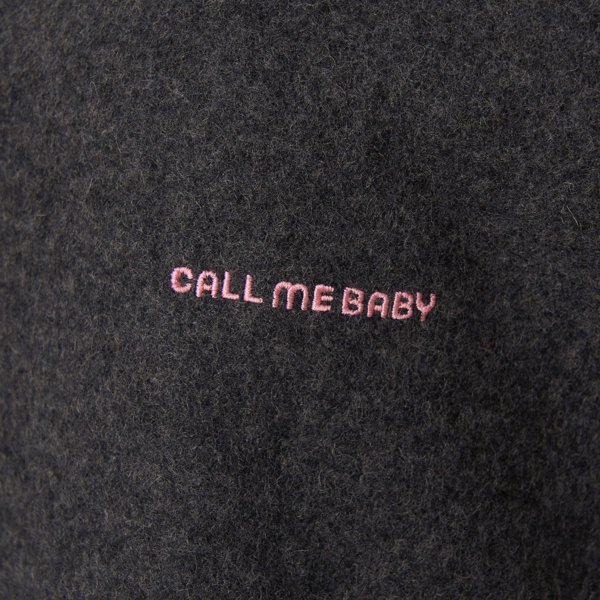 콜미베이비(CALL ME BABY) Baby Wool Mini Dress _ Grey