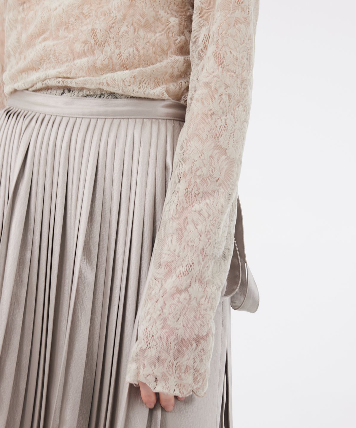 유스(YOUTH) Metalic Ballerina Skirt - Silver
