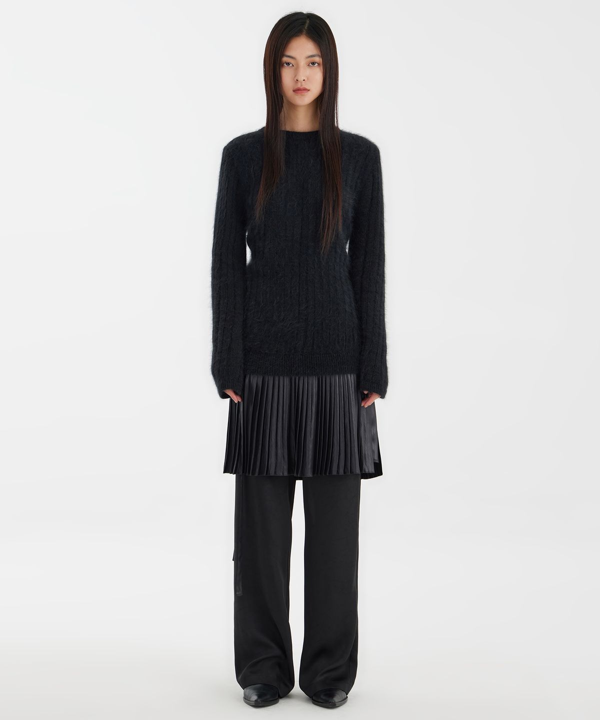 유스(YOUTH) Metalic Ballerina Skirt - Black