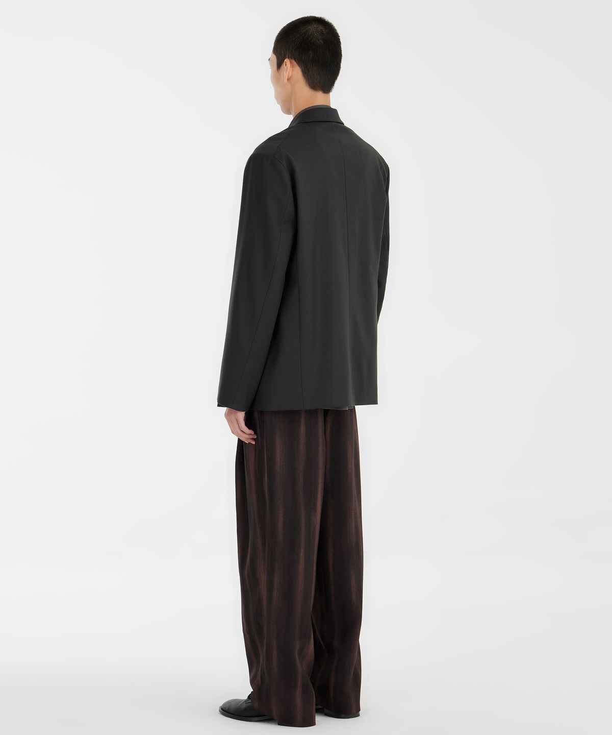 유스(YOUTH) Structured Wide Pants - Brown