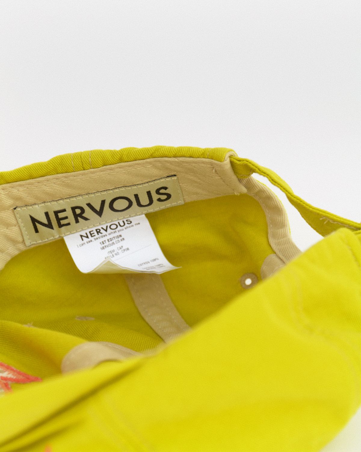 너버스(NERVOUS) CAP 06 _ lime