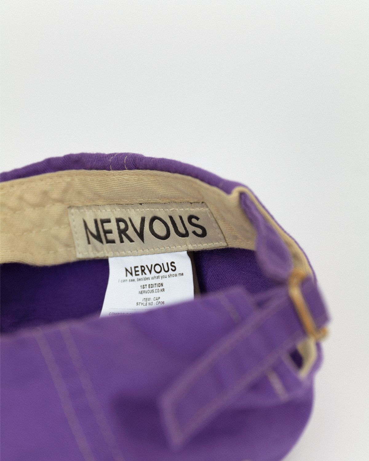 너버스(NERVOUS) CAP 06 _  purple