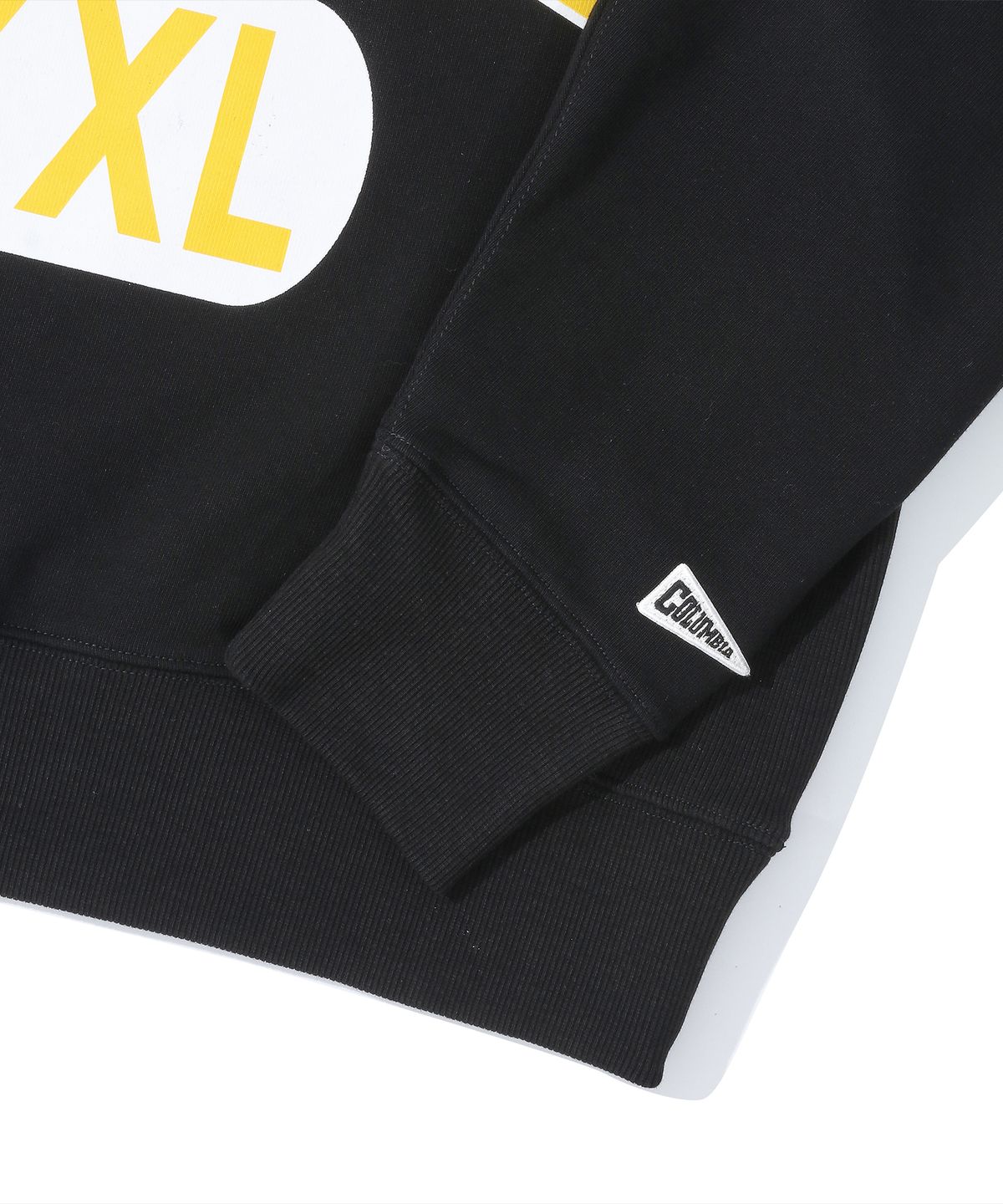 컬럼비아 유니버시티(COLUMBIA UNIVERSITY) CUT XXL LOGO WOMENS TERRY SWEATSHIRTS 블랙