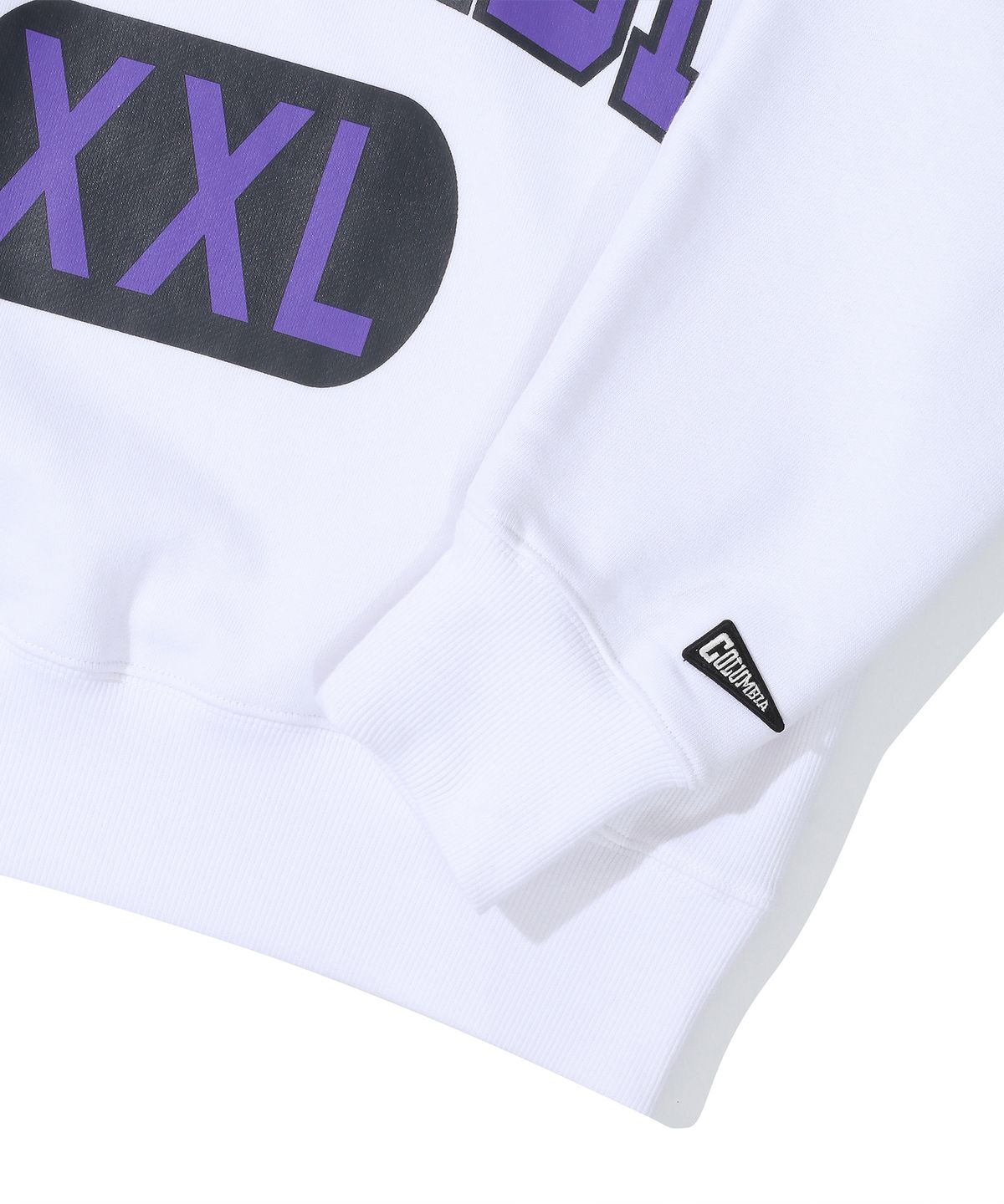 컬럼비아 유니버시티(COLUMBIA UNIVERSITY) CUT XXL LOGO WOMENS TERRY SWEATSHIRTS 화이트