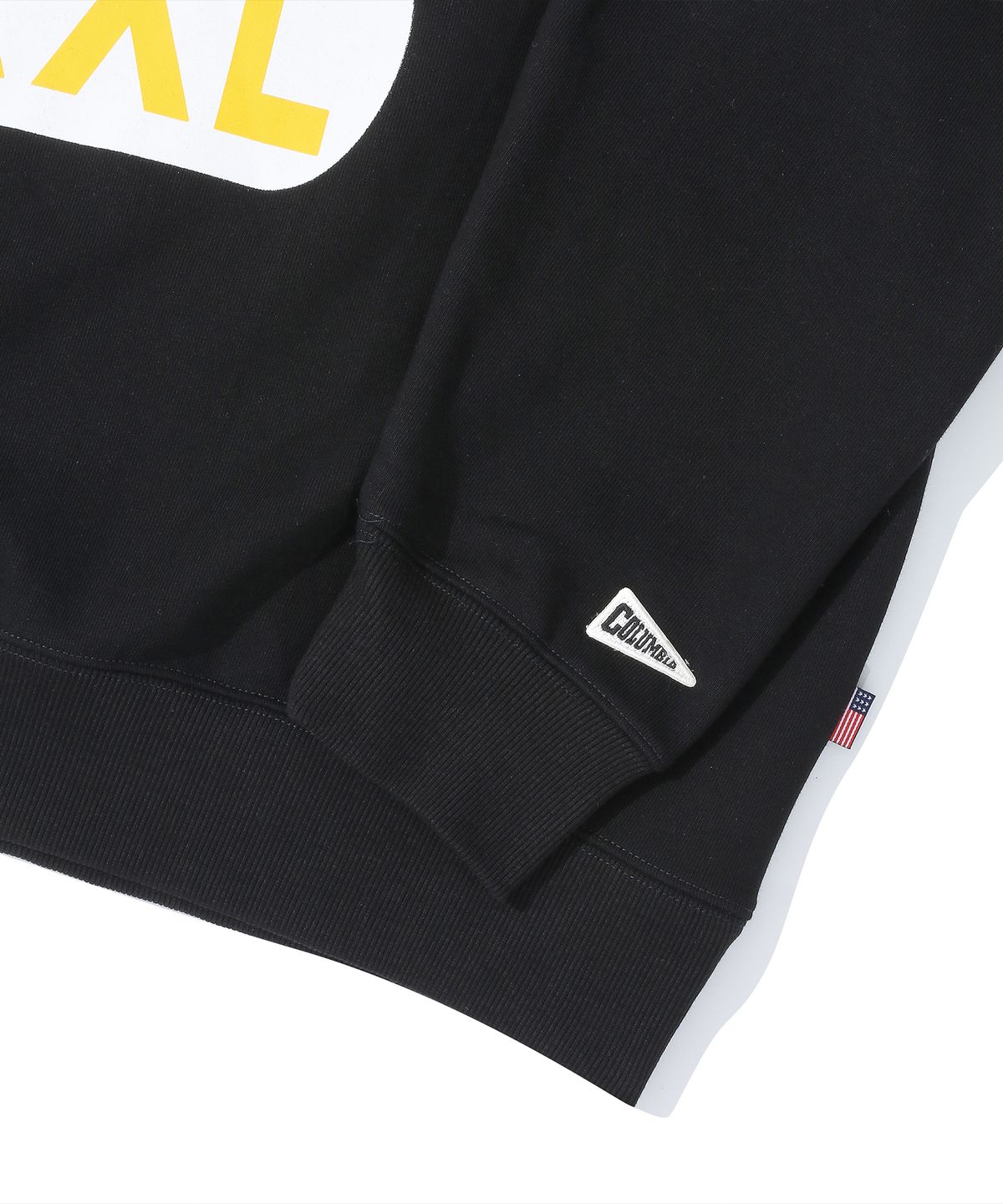 컬럼비아 유니버시티(COLUMBIA UNIVERSITY) CUT XXL LOGO OVER-FIT TERRY SWEATSHIRTS 블랙