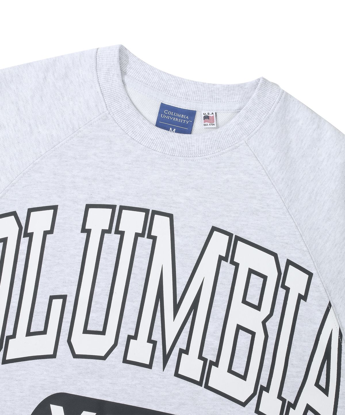 컬럼비아 유니버시티(COLUMBIA UNIVERSITY) CUT XXL LOGO OVER-FIT TERRY SWEATSHIRTS 라이트M그레이