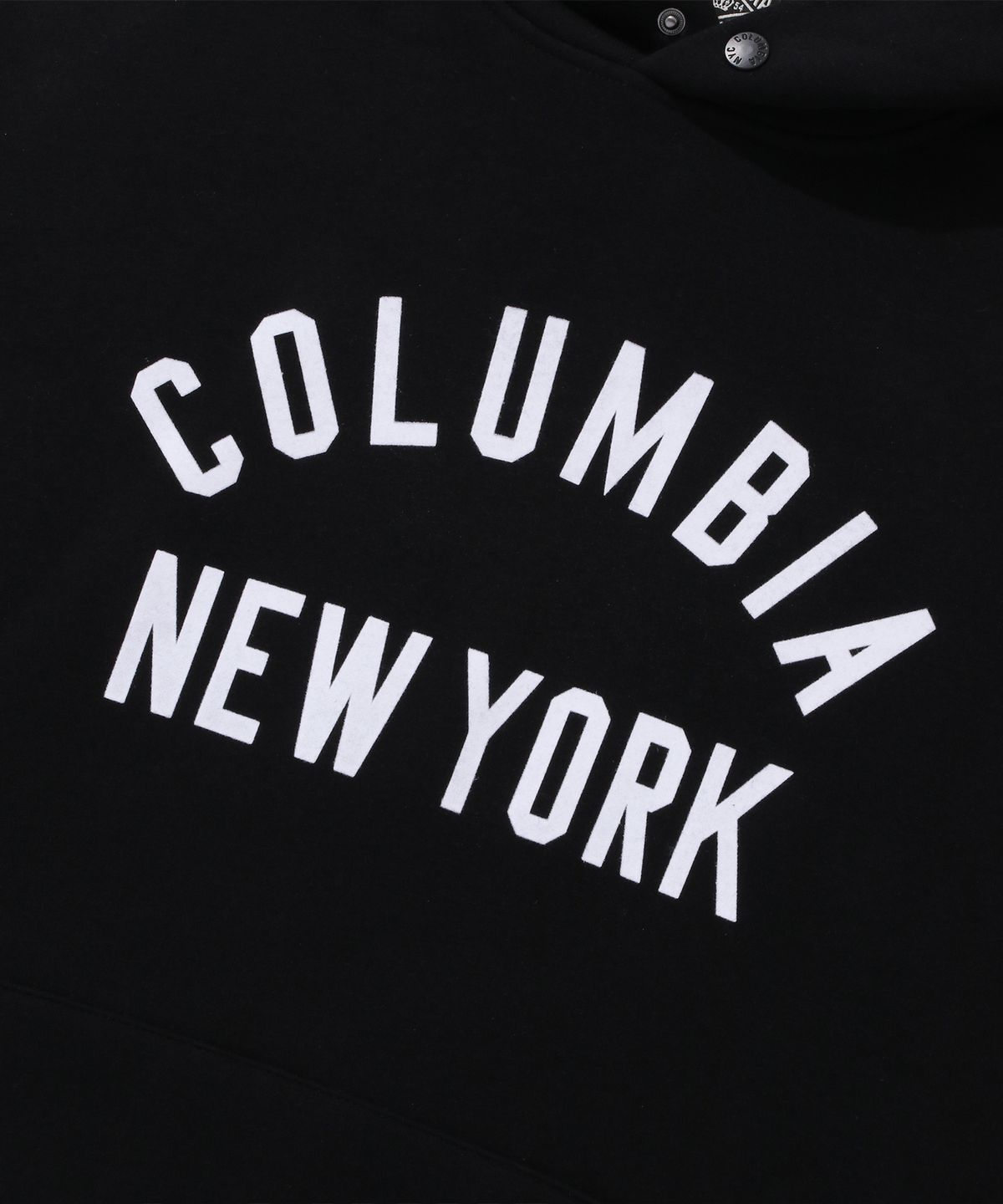 컬럼비아 유니버시티(COLUMBIA UNIVERSITY) CU BLACKSERIES OVER-FIT FLEECE HOODIE 블랙