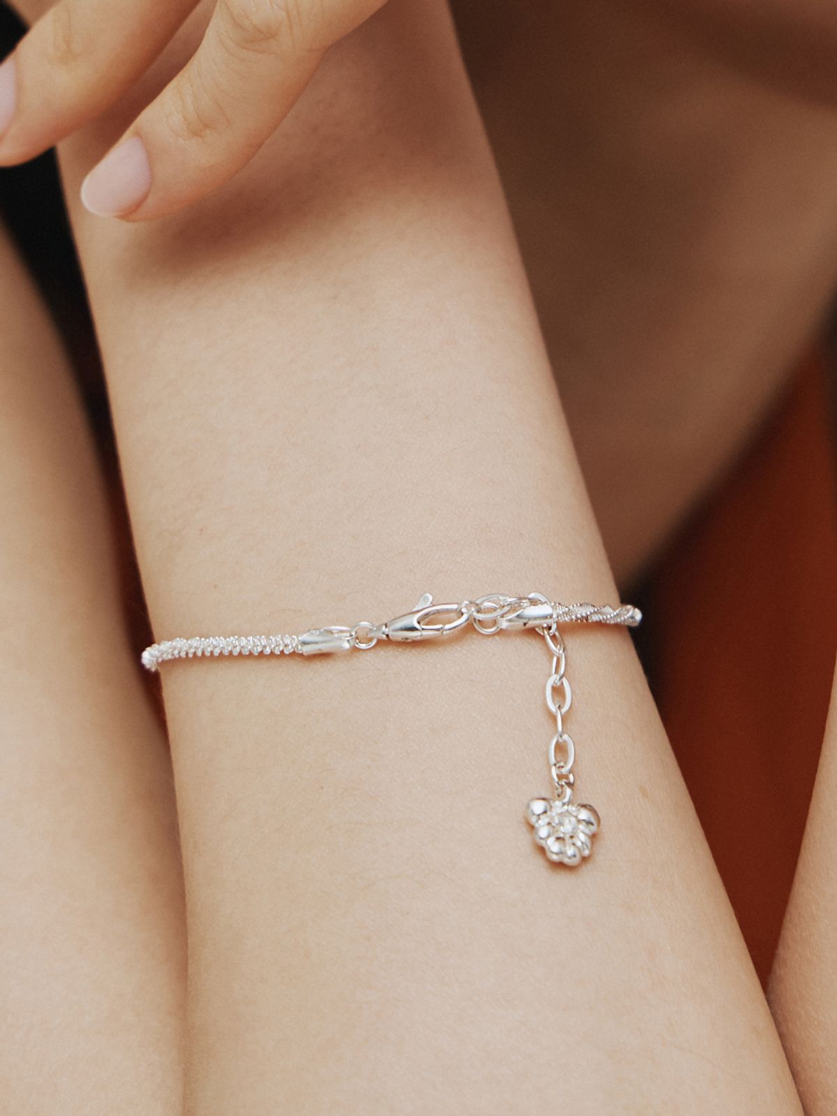 파피(POPPI) Moonlight layered chain bracelet
