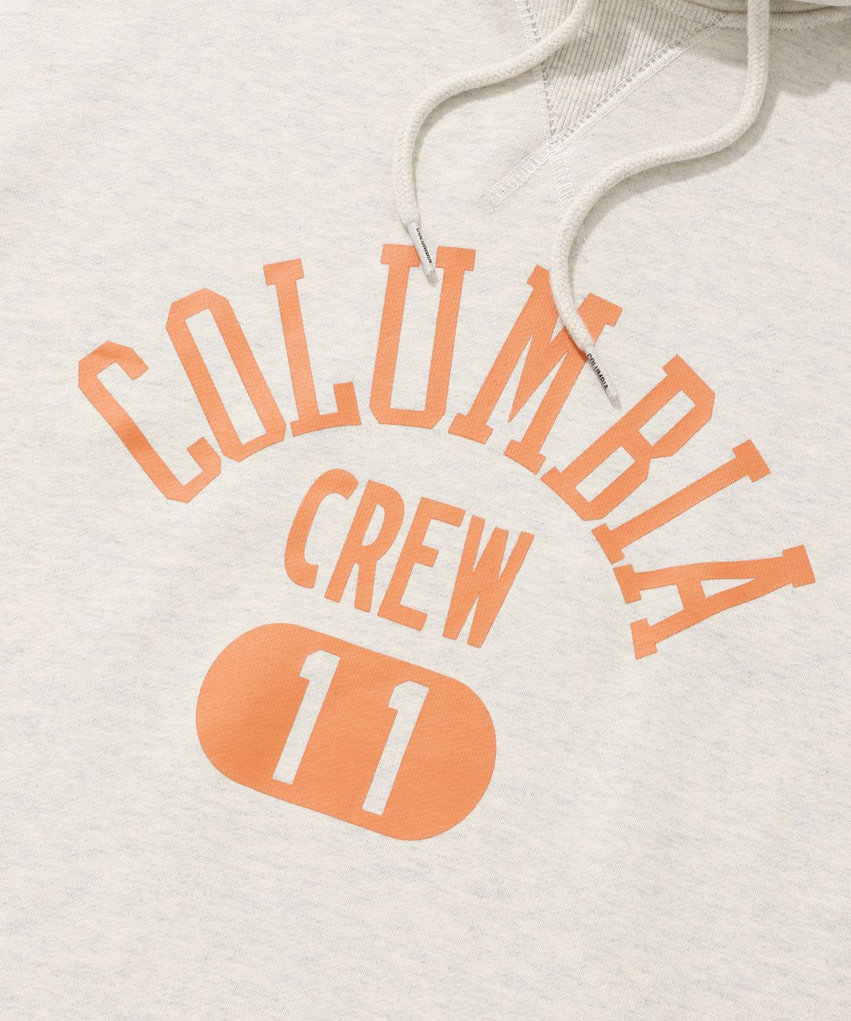 컬럼비아 유니버시티(COLUMBIA UNIVERSITY) CREW TEAM NO.11 LOGO TERRY HOODIE 옐로우 오트밀