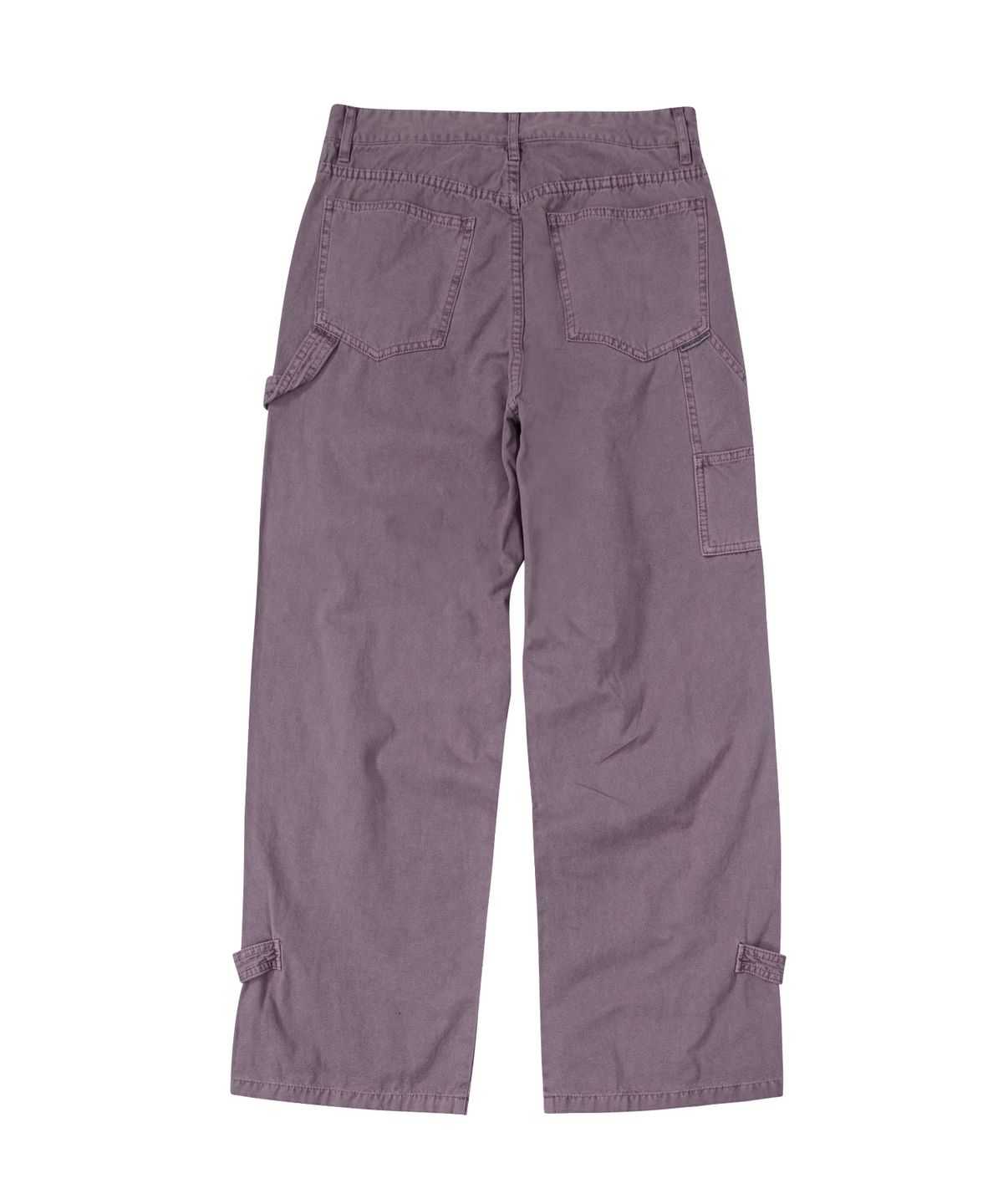 더바이닐하우스(THEVINYLHOUSE) DYED DOUBLE KNEE PANTS PURPLE (VH2DFUPA10A)