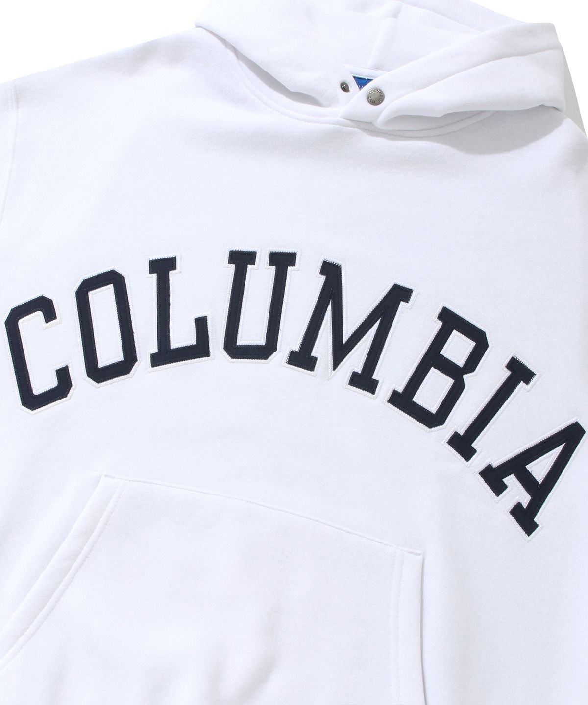 컬럼비아 유니버시티(COLUMBIA UNIVERSITY) COLUMBIA ARCH OVER-FIT FLEECE HOODIE 화이트