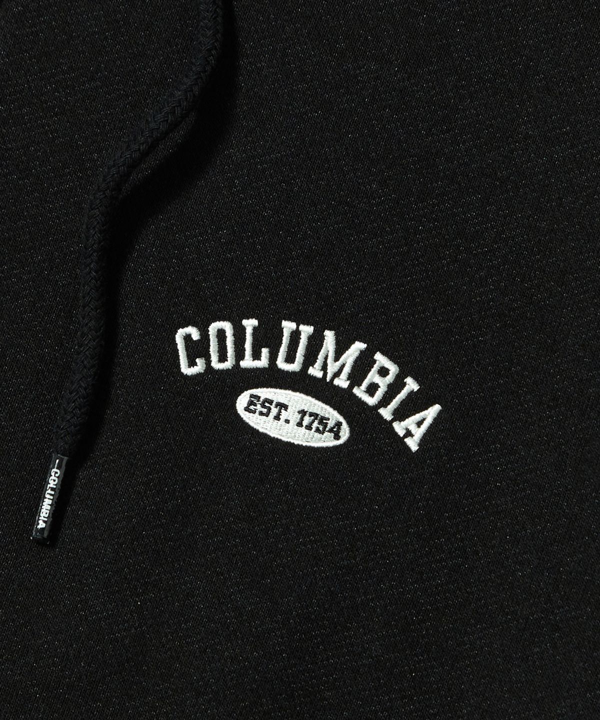 컬럼비아 유니버시티(COLUMBIA UNIVERSITY) CU ARCH LOGO FLEECE ZIP-UP HOODIE 블랙