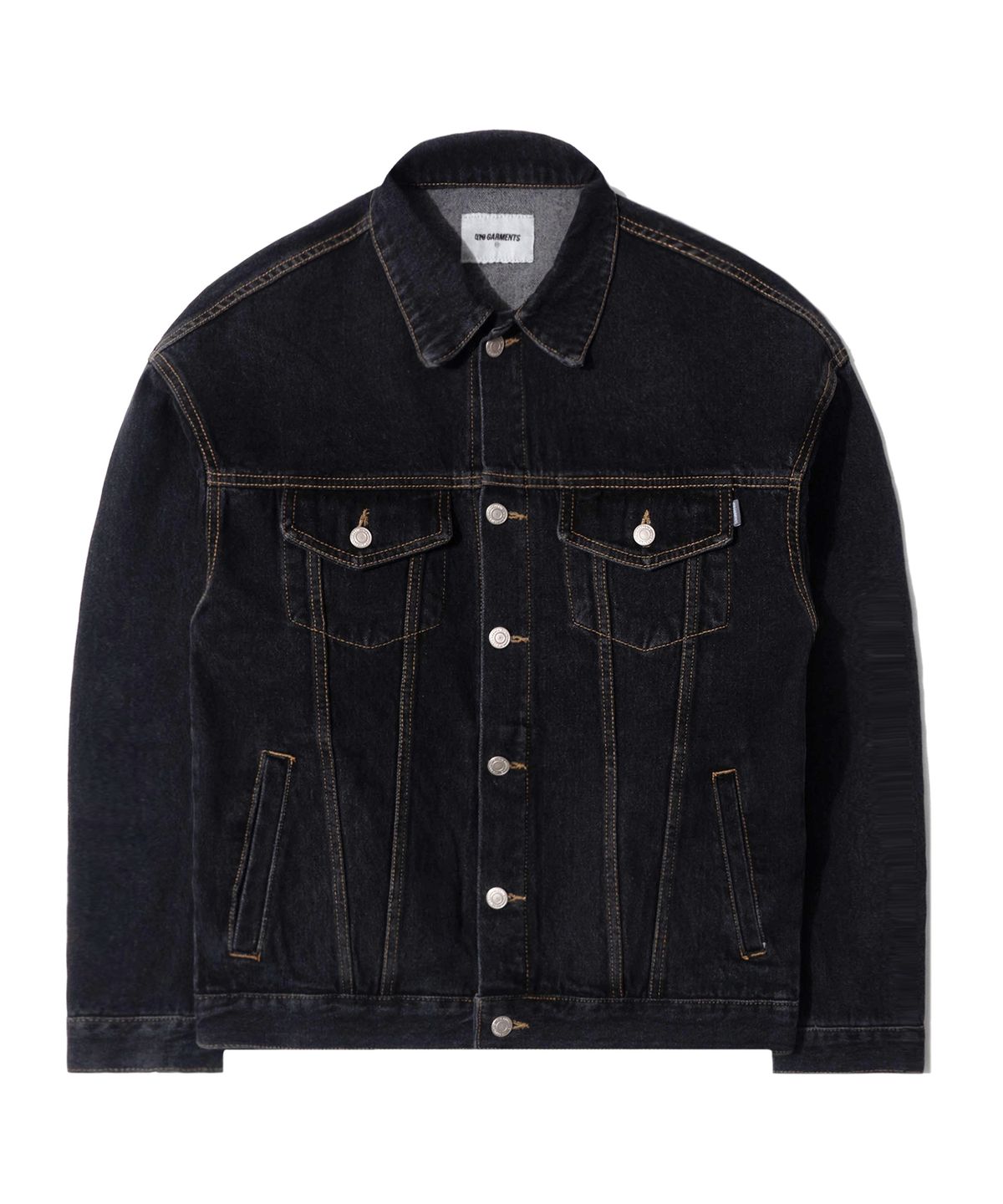 큐티에잇 가먼츠(QT8 GARMENTS) BN Washing Denim Trucker (Black)