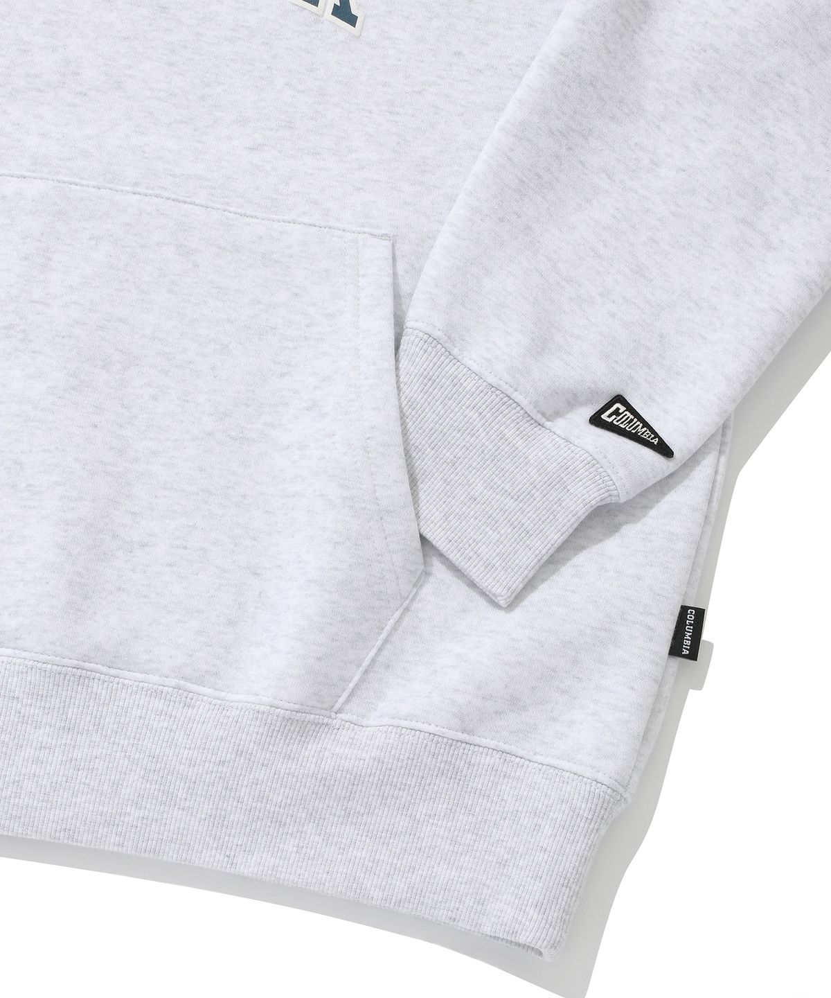컬럼비아 유니버시티(COLUMBIA UNIVERSITY) 90 S ARCH LOGO FLEECE HOODIE 라이트M그레이