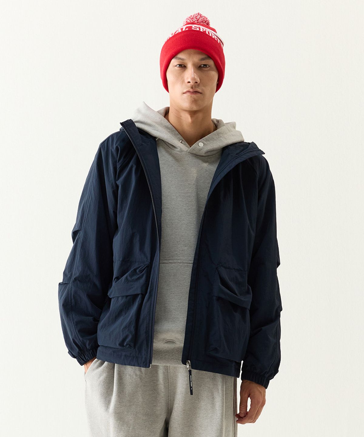 프로-스펙스(PRO-SPECS) POCKET HOODIE JACKET NAVY