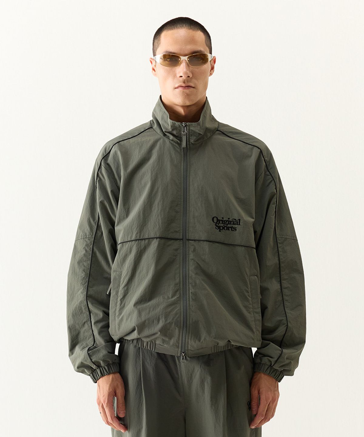 프로-스펙스(PRO-SPECS) STANDNECK TRACK JACKET KAKI