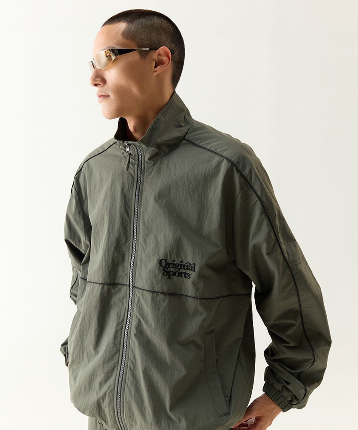 프로-스펙스(PRO-SPECS) STANDNECK TRACK JACKET KAKI