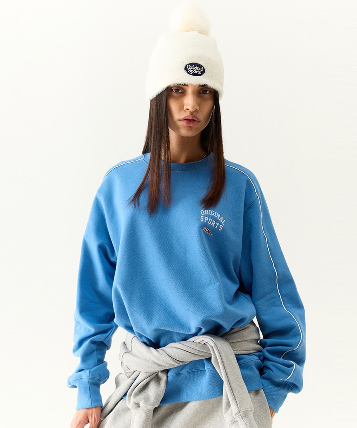 프로-스펙스(PRO-SPECS) SIGNAL LOGO CREWNECK BLUE