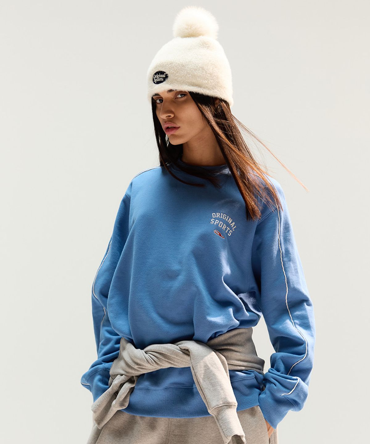 프로-스펙스(PRO-SPECS) SIGNAL LOGO CREWNECK BLUE