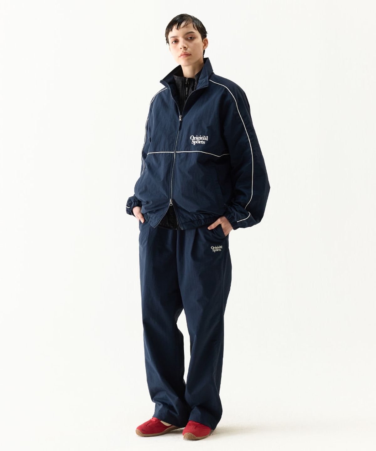 프로-스펙스(PRO-SPECS) TRACK PANTS NAVY