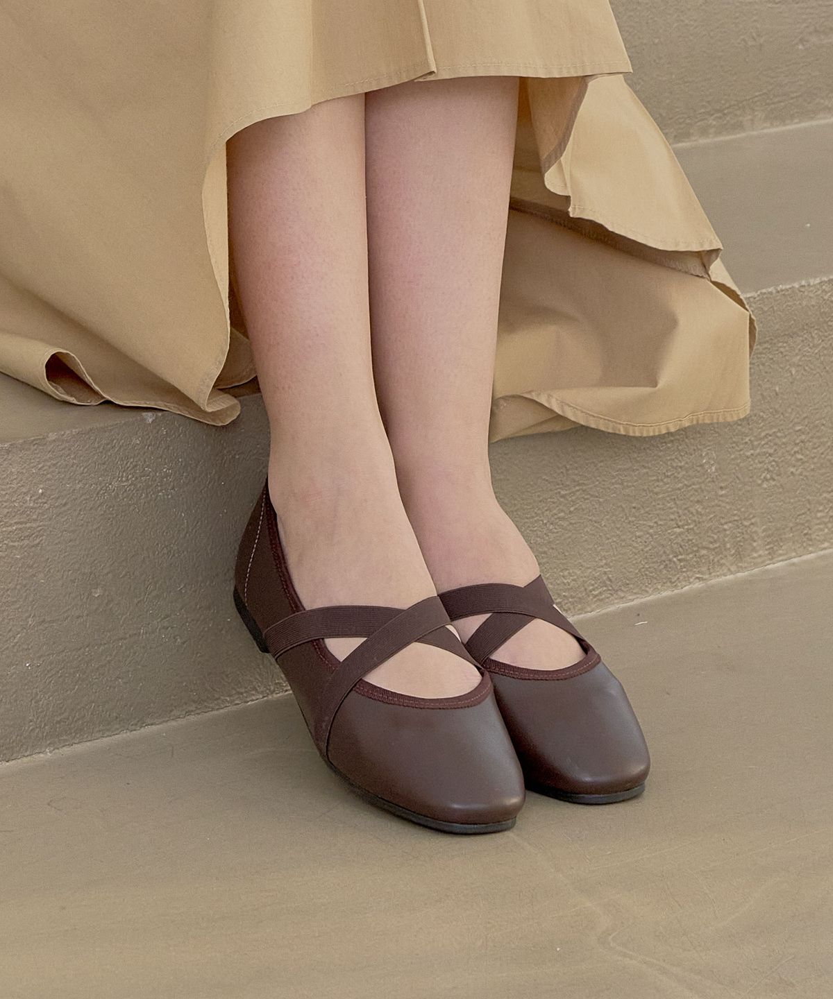 슈하이(SHOEHI) 무신사 에디션 로라 X 발레리나 플랫 F2224(3Colors)