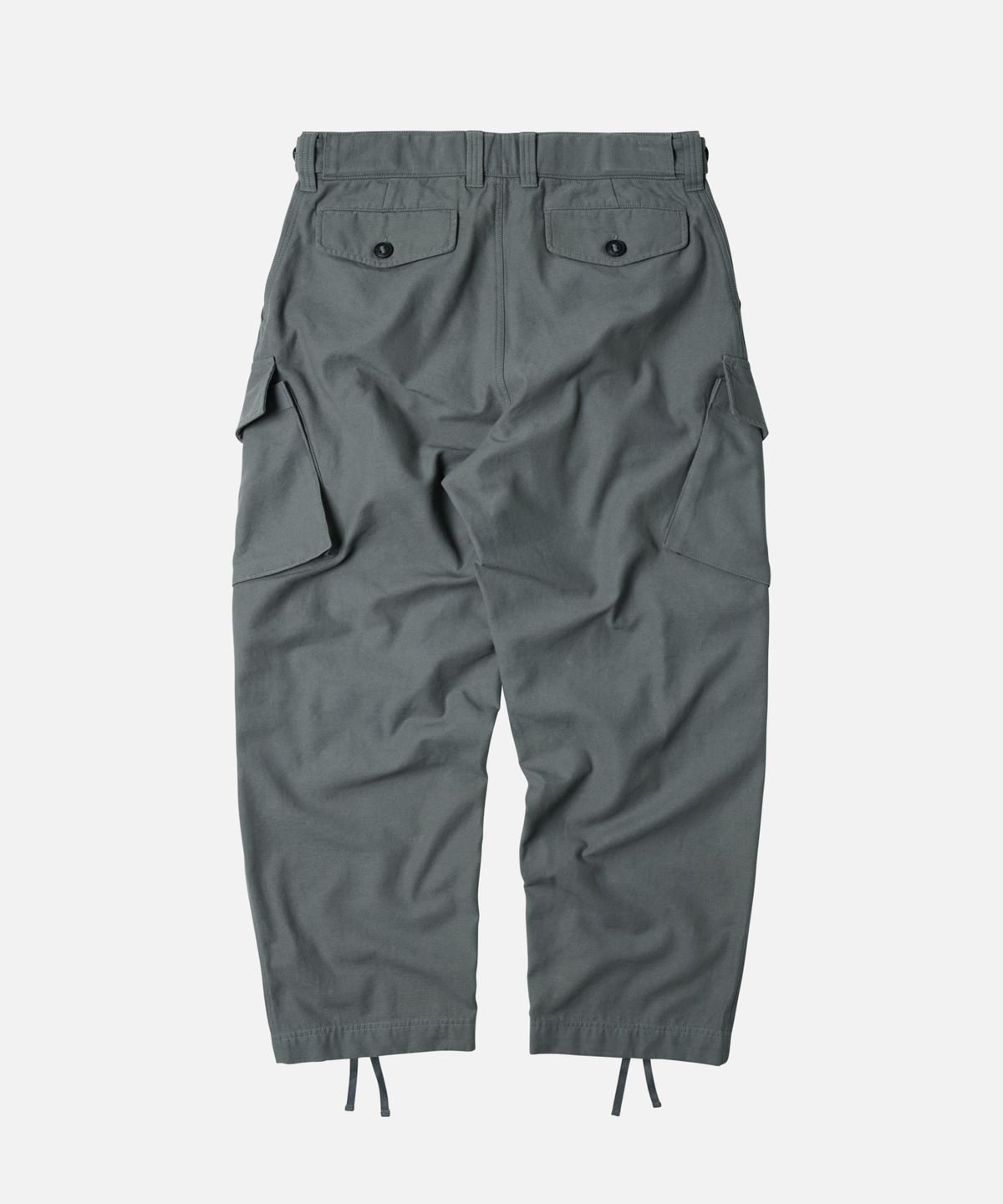 프리즘웍스(FRIZMWORKS) BACKSATIN ROYAL NAVY COMBAT PANTS _ STEEL GRAY