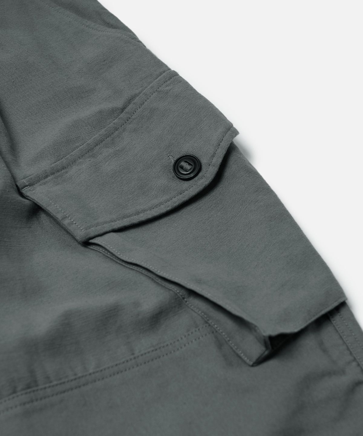 프리즘웍스(FRIZMWORKS) BACKSATIN ROYAL NAVY COMBAT PANTS _ STEEL GRAY