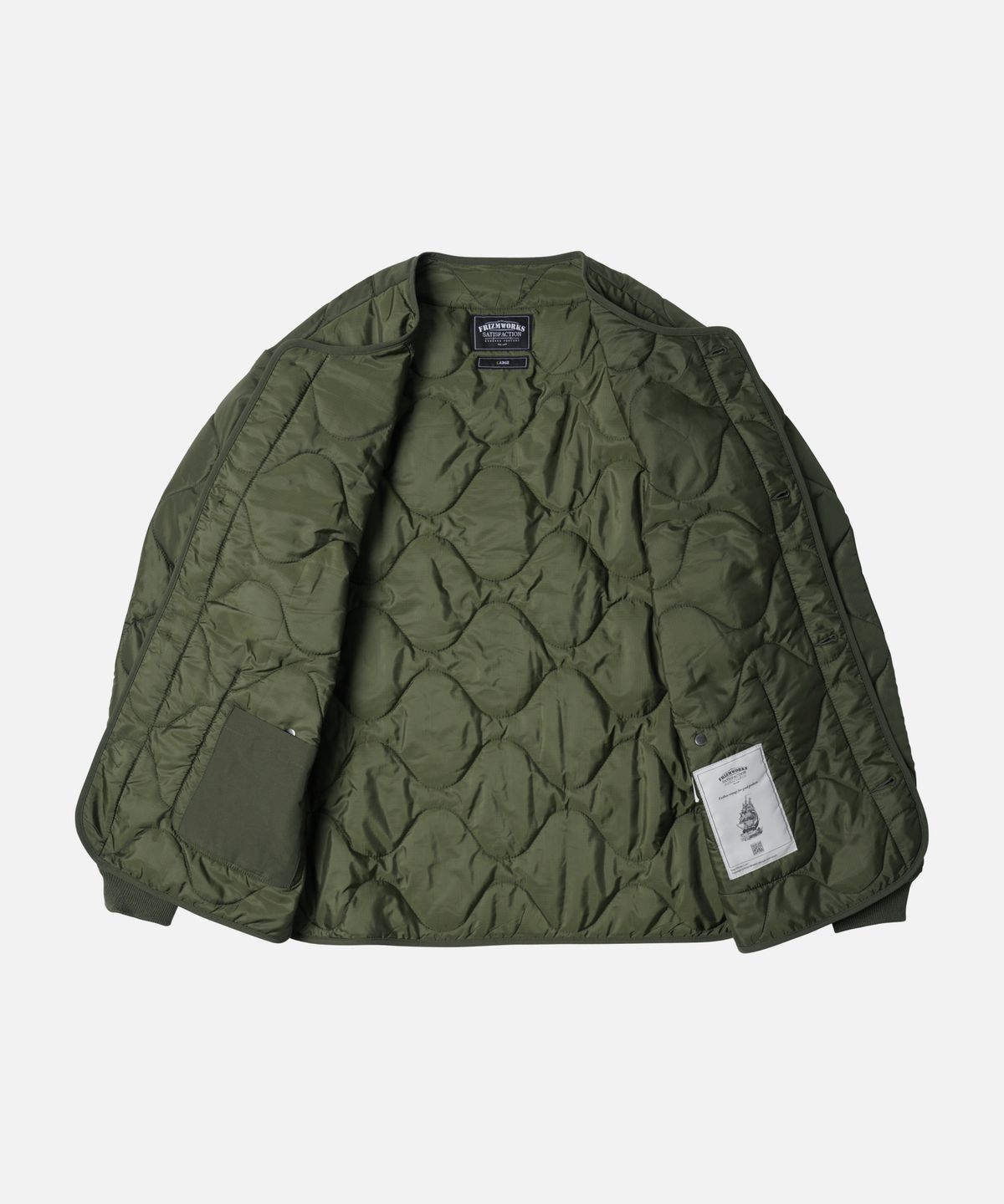 프리즘웍스(FRIZMWORKS) M1965 FIELD LINER JACKET 005 _ OLIVE