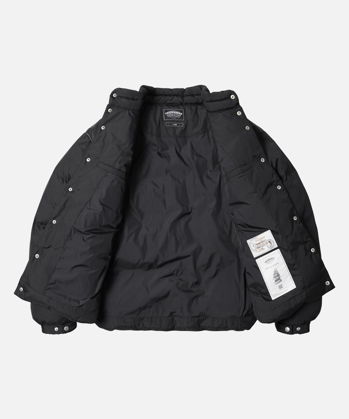 프리즘웍스(FRIZMWORKS) MOUNTAIN DOWN JACKET _ BLACK