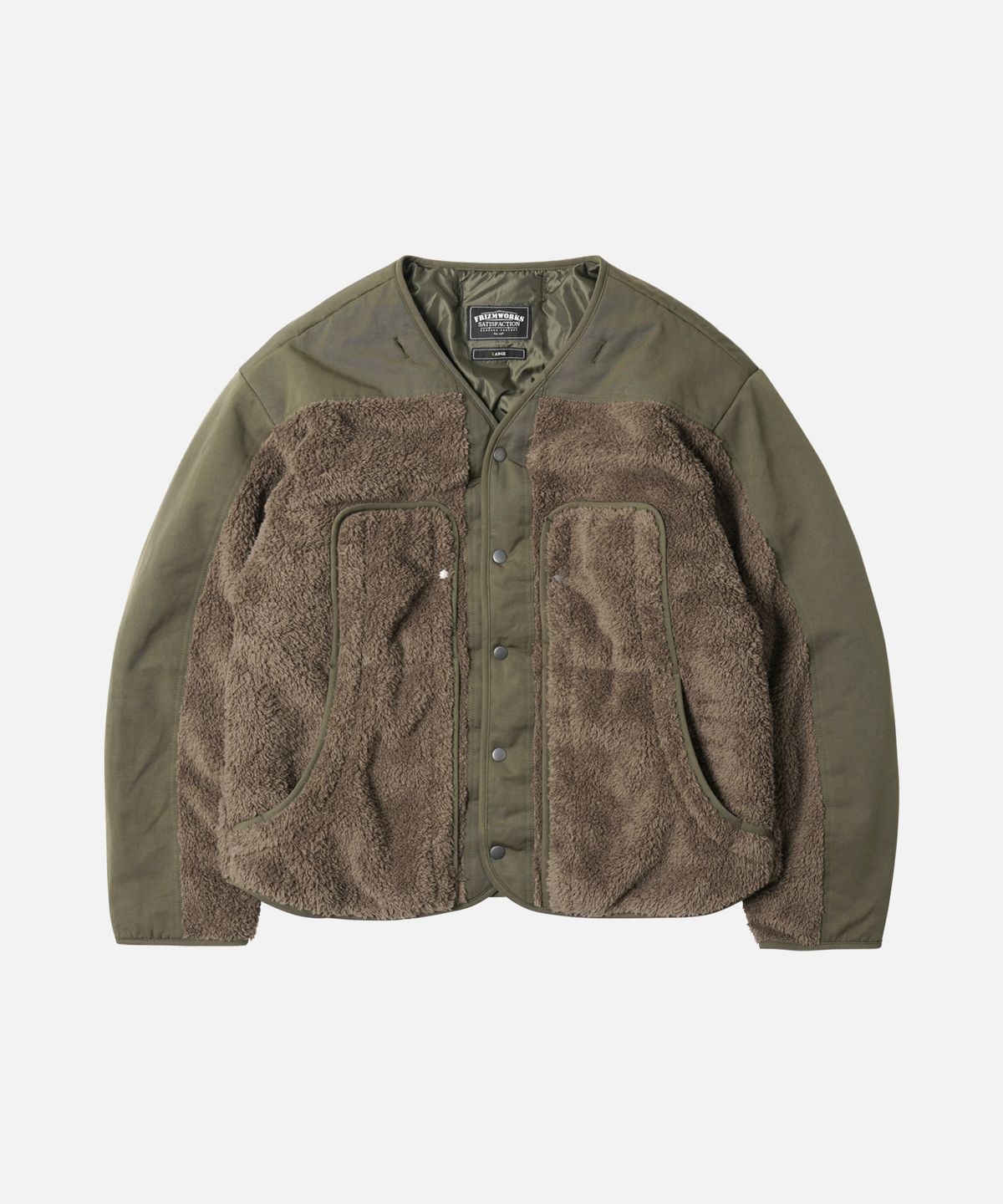프리즘웍스(FRIZMWORKS) SMOCK HOODED PARKA 002 _ OLIVE