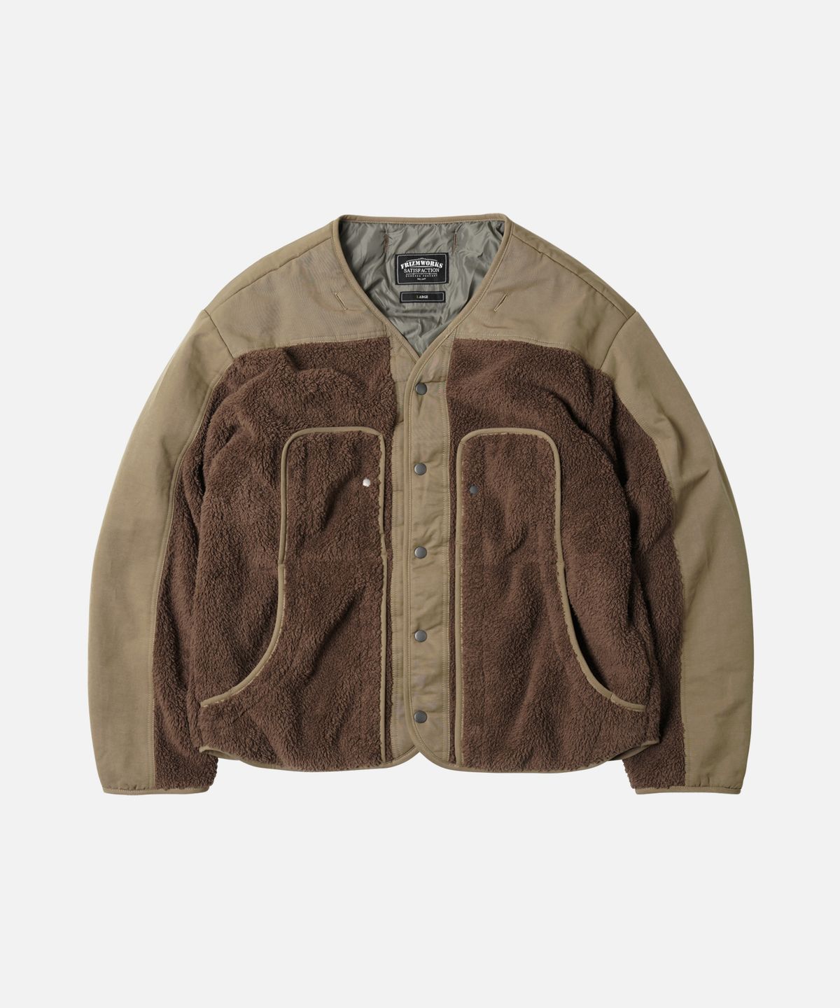 프리즘웍스(FRIZMWORKS) SMOCK HOODED PARKA 002 _ TAN