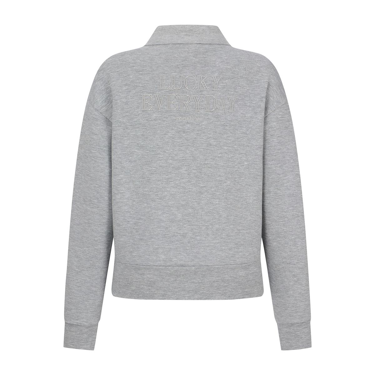 마틴골프(MARTINE GOLF) Collar Sweat Shirts_M/Grey