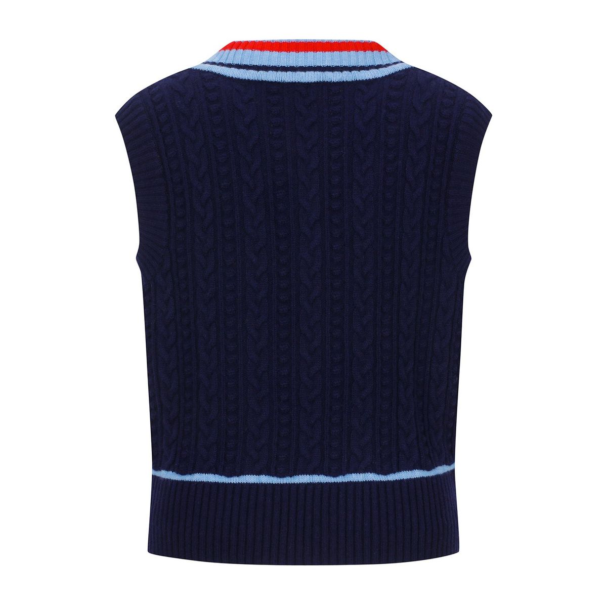 마틴골프(MARTINE GOLF) Coloring V Neck Knit Vest_Navy