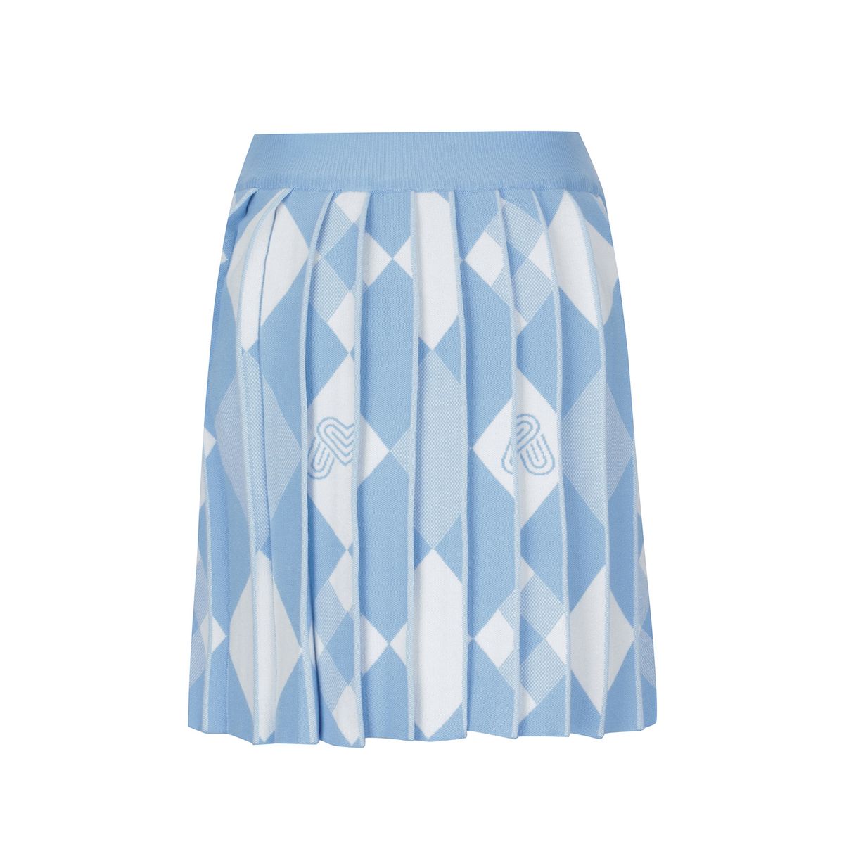 마틴골프(MARTINE GOLF) Argyle Knit Pleats Culotte_S/Blue